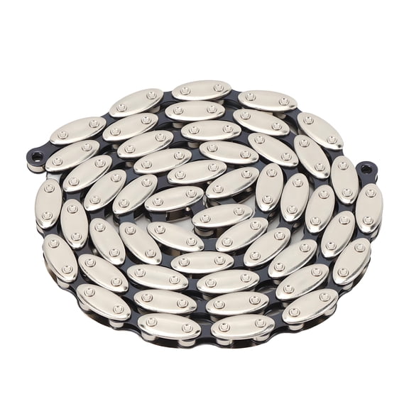 Premium Single Speed Bike Chain - 100 Links High Strength Manganese Steel Retro Olive Chain for BMX & Fixed Gear Bicycles