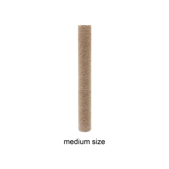 Premium Sisal Cat Scratching Post Refill Column, DIY Replacement for Cat Trees Cages, Natural Jute Rope,19.69*2.76Inch,Brown