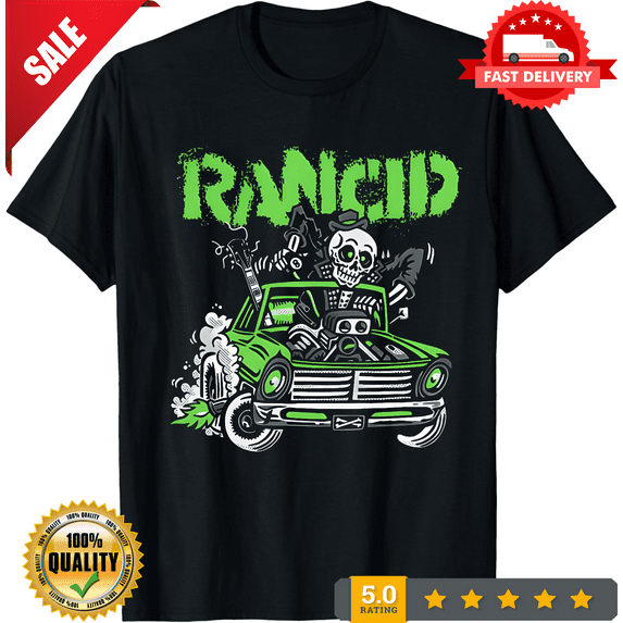 Premium Skeleton Nova Rancid T-Shirt, LIMITED EDITION-TH65353
