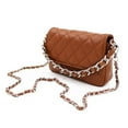 thumbnail image 1 of Premium Small Soft Vegan Leather Quilted Shoulder Bag Crossbody Handbag, 1 of 5
