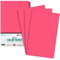 thumbnail image 1 of Premium Smooth Color Paper | for School Office & Home Supplies, Holiday Crafting, Arts and Crafts | Acid & Lignin Free | 24lb Paper - 100 Sheets per Pack | Plasma Pink | 8.5 x 14, 1 of 6
