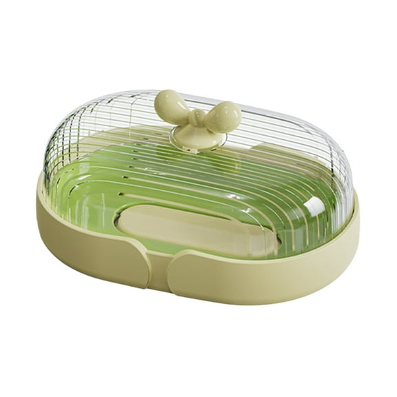 Premium Soap Saver Box - Ventilated Soap Dish Organizer, No-Slip Design for Wet Bar Soap, Space-Saving Bathroom Accessory