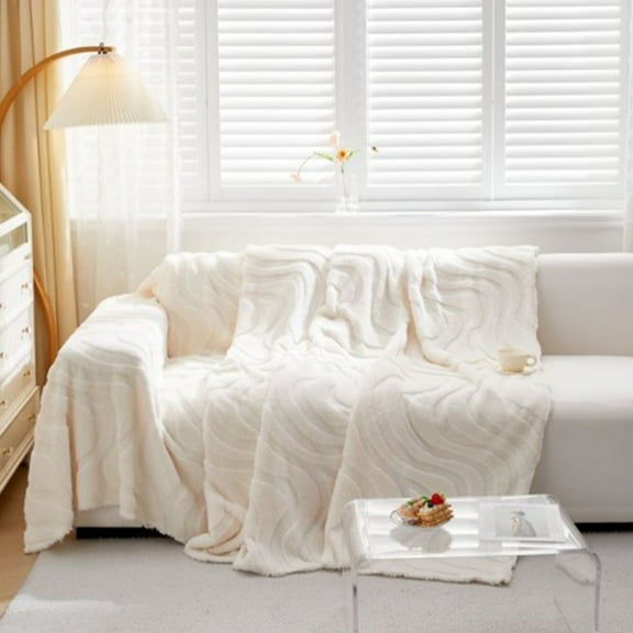 Premium Sofa Blanket | All-Season Reversible Throw | Soft Polyester Fabric for Bed, Couch & Travel | Machine Washable | 70.86 x 35.43 Inches