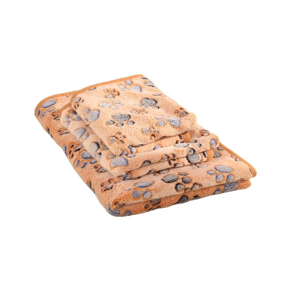 Premium Soft Dog Blanket Washable, Cat Blanket for Indoor Cats Large Medium Small Dog Puppy Essentials(M,Coffee)