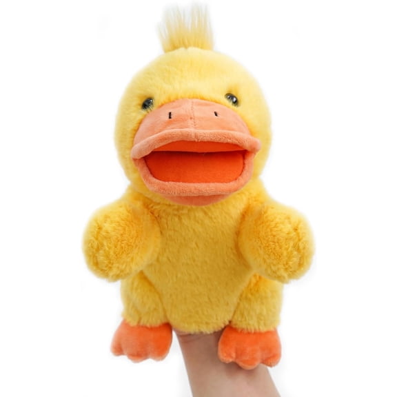 Premium Soft Fabric Wild Beast Hand Puppet With Operable Mouth, Imaginative Role Play Toy, Homeschool Educational Supply & Toddler Birthday Surprise