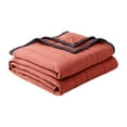 thumbnail image 1 of Premium Soft Pink Weighted Blanket for Adults 100% Cotton, Breathable, Heavy Blanket for Better Sleep, 100x140cm, 15 lbs, 1 of 3