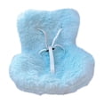 thumbnail image 1 of Premium Soft Plush Baby Seat Cover Universal Fit, Cozy Comfort, Machine Washable, Non-Slip Backing, Light Blue, 1 of 2