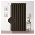 Premium Soft Sliding Glass Door Curtains Room Darkening Extra Wide