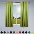 thumbnail image 1 of Premium Soft Touch Curtain Panel - 52" x 96" 1 Panel - Green, 1 of 4
