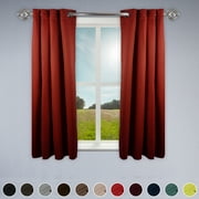 Premium Soft Touch Curtain Panel - 52 x 96 1 Panel - Red