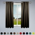 thumbnail image 1 of Premium Soft Touch Curtain Panel - 52" x 96" 1 Panel - Taupe, 1 of 4