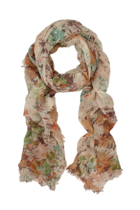 Premium Soft Viscose Flower Print Scarf