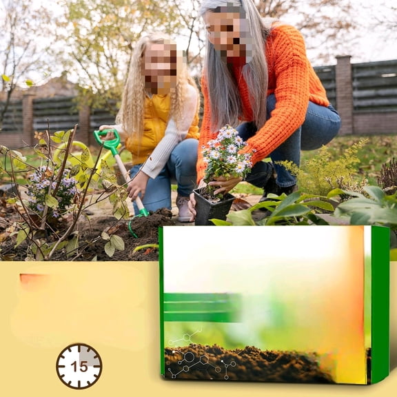 Premium Soil Test Kit: 40 Complete Tests for Lawns, Gardens, and Vegetables. Tests for Ammonia Nitrogen, pH, Phosphorus, and Potassium.$$Garden & Patio