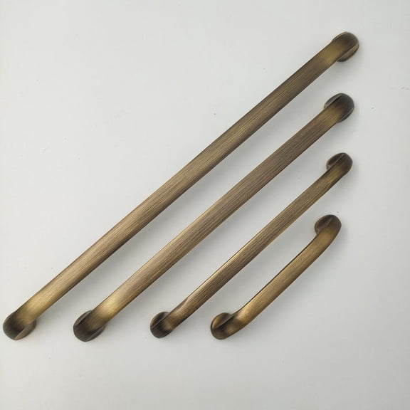 Premium Solid Brass Bar Handles, Modern Cabinet Hardware, Furniture Pulls for Doors, Cabinets, Cupboards & Drawers, (Size - 8 Inch)