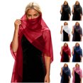 thumbnail image 1 of Premium Solid Chiffon Scarf Lightweight Evening Shawl for Wedding, Prom & Dressy Occasions, 1 of 6