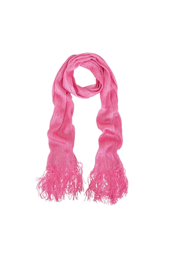 Premium Solid Color Glitter Metallic Mesh Scarf Wrap