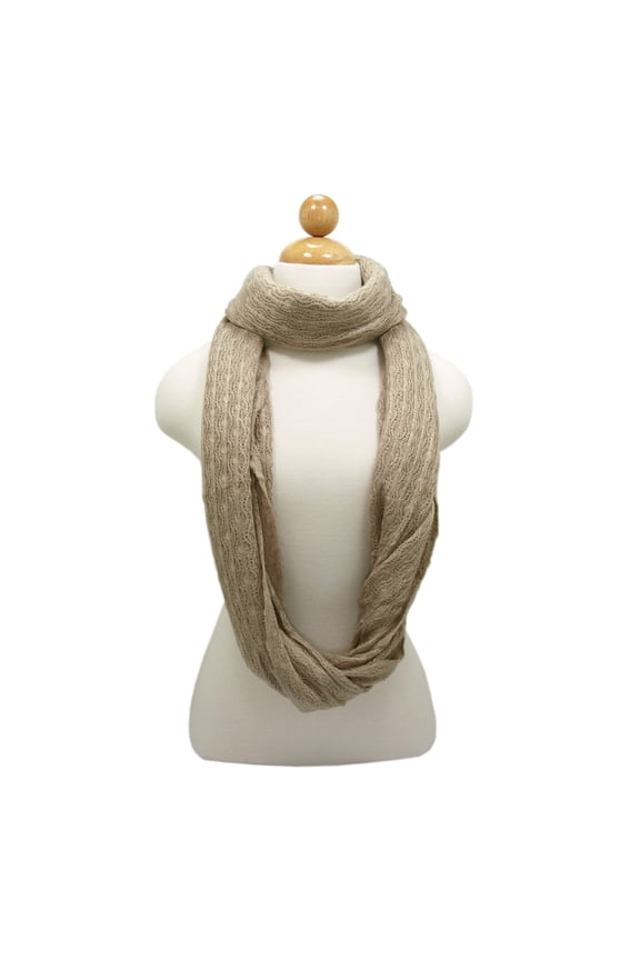 Premium Solid Color Knit Infinity Circle Scarf