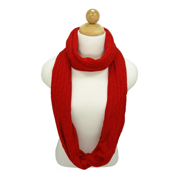 Premium Solid Color Knit Infinity Circle Scarf