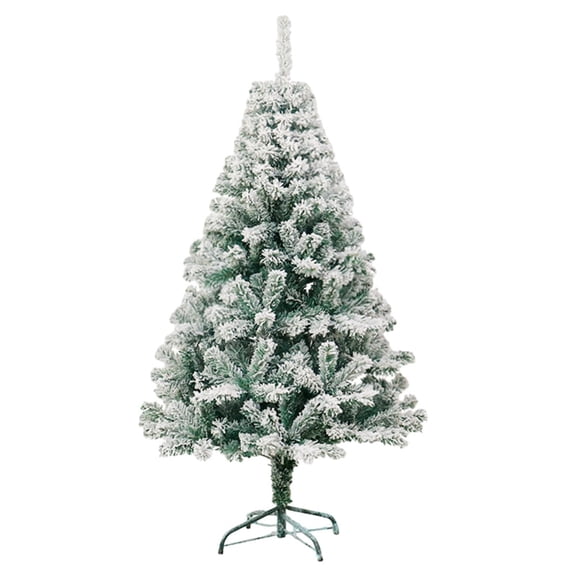 Premium Spruce Artificial Holiday Christmas Tree Easy Assembly-23.6"-white+green