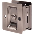 thumbnail image 1 of Premium Square Pocket Door Lock, Privacy (Bed/Bath) Latch, Clear Pack, Antique Nickel by Stone Harbor Hardware, 1 of 3