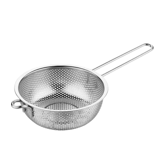 Premium Stainless Steel Colander Easy Ergonomic Handle Portable Portable Strainer for Kitchens Tasks
