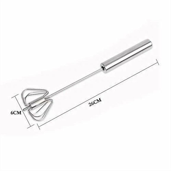 Premium Stainless-Steel Hand Push Whisk Blender, Egg Beater, Hand Egg Mixer For