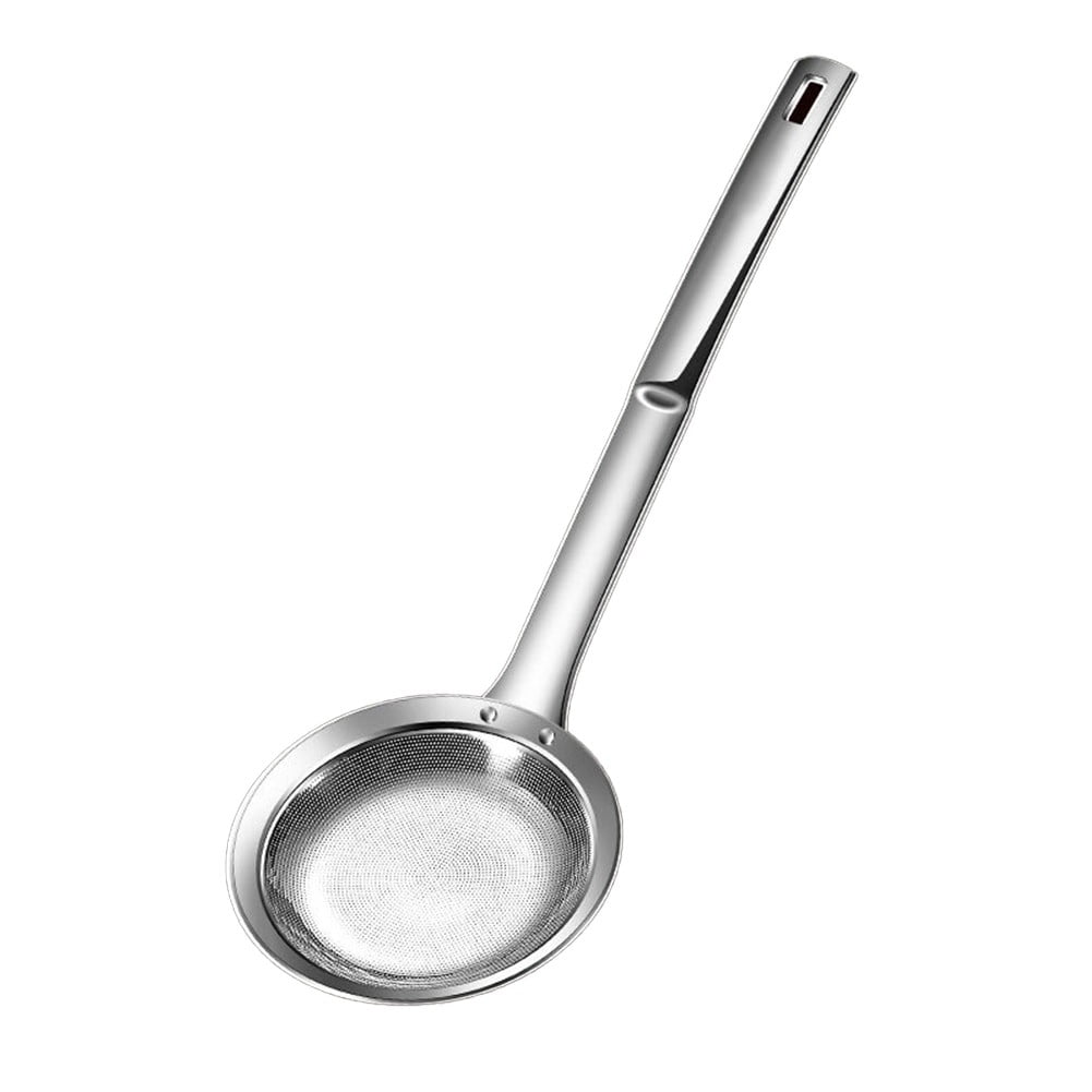 Premium Stainless Steel Kitchen Skimmer Strainers Foam Spoon Grease