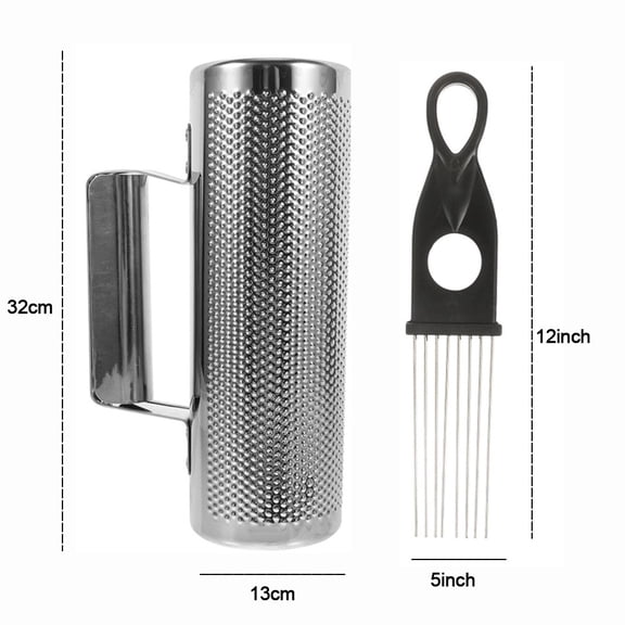 Premium Stainless Steel Latin Percussion Guiro Instrument with Guiro Scrapers -
