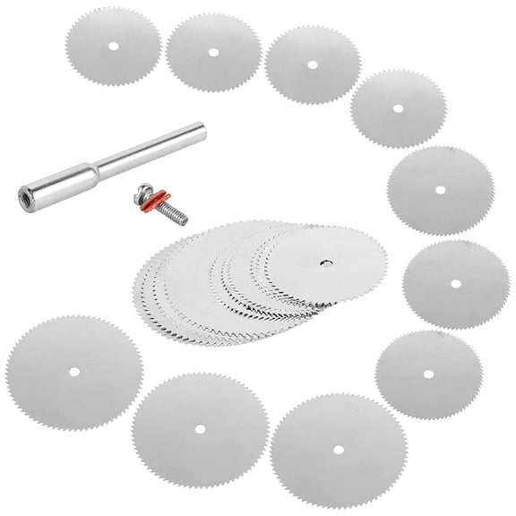 Rotary Tool Blades, 11 Pieces Stainless Steel Mini Saw Blades, High Speed Steel For Wood Plastic Cutting, Precision And Durability