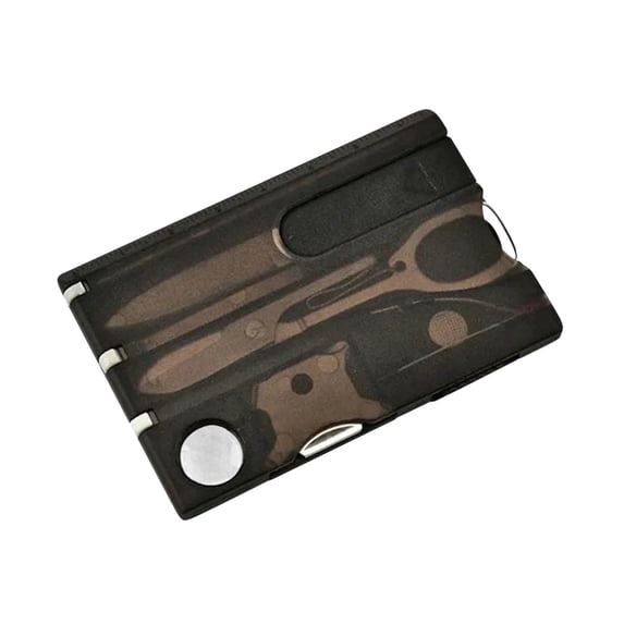 Premium Stainless Steel Multitool - Compact & Durable Outdoor Survival Gear with 10-in-1 Functions for Camping, Hiking & Emergency Preparedness