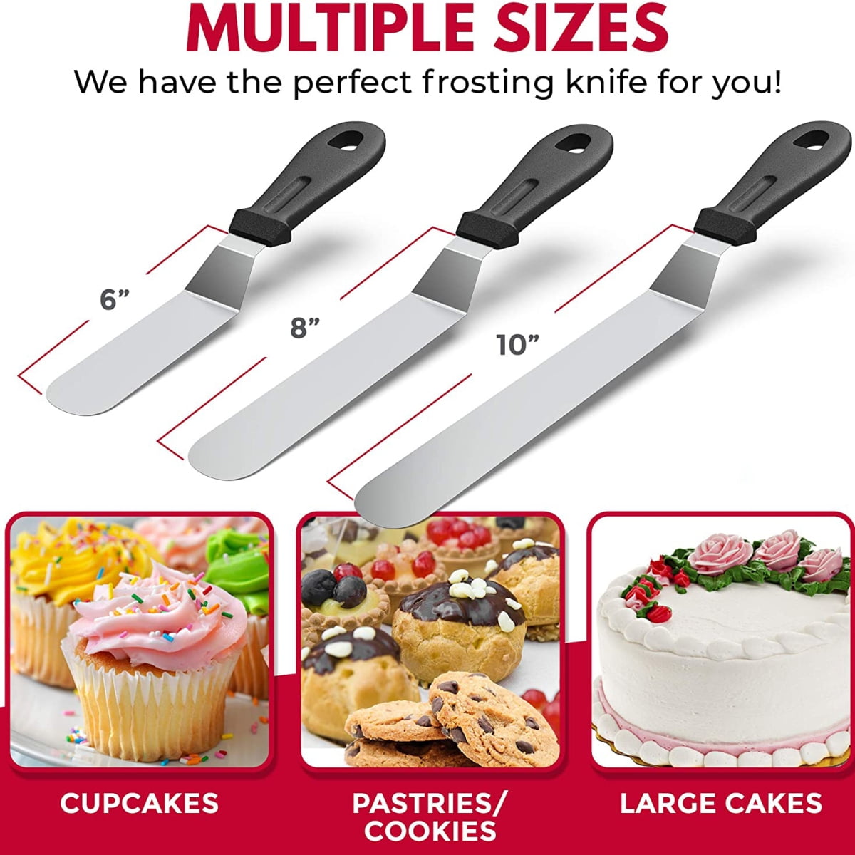 Premium Stainless Steel Pastry Spatula Professional Smooth and