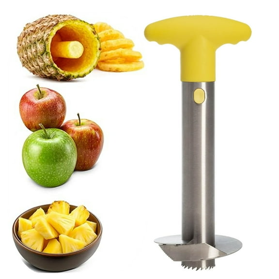 Coehaopike Pineapple Corer with Eye Removal Tool Pineapple Cutter with Reinforced Welding Thick Blade