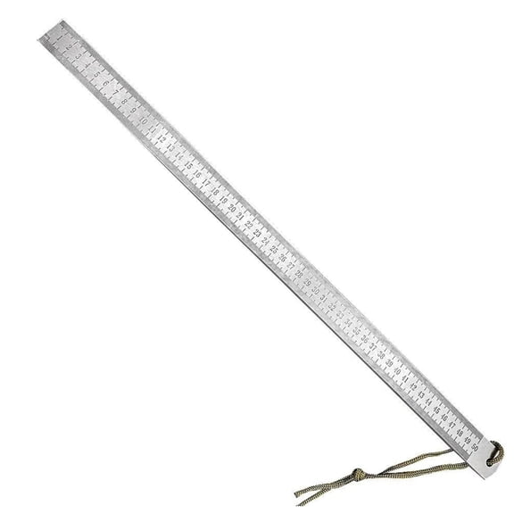 Premium Stainless Steel Ruler With Clear Scale And Rounded Edges Suitable For Teachers And Professional Designers