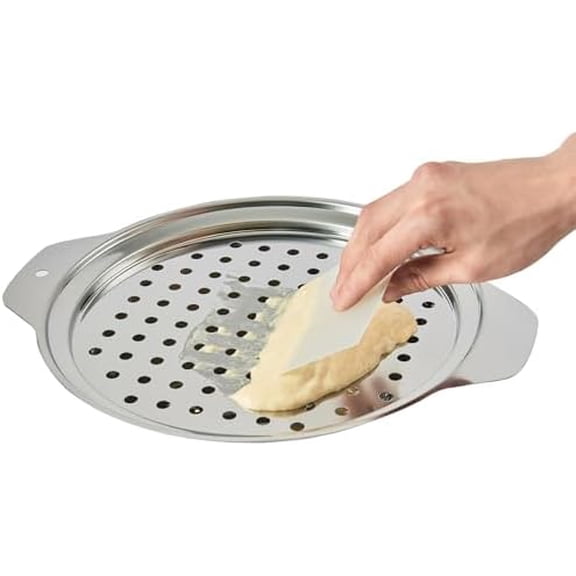 Premium Stainless Steel Spaetzle Maker Lid with Scraper, Traditional German Egg Noodle Maker Tools Pan Pot Pasta Veggies Strainer$$Home Decor, Kitchen, & Other