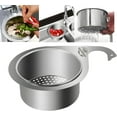 thumbnail image 1 of Premium Stainless Steel Swan-Shaped Sink Drain Basket – Multifunctional Kitchen Sink Drainer and Strainer, Food Waste Filter, Vegetable Washing Drain Basket, for Kitchen Sinks, 1 of 7