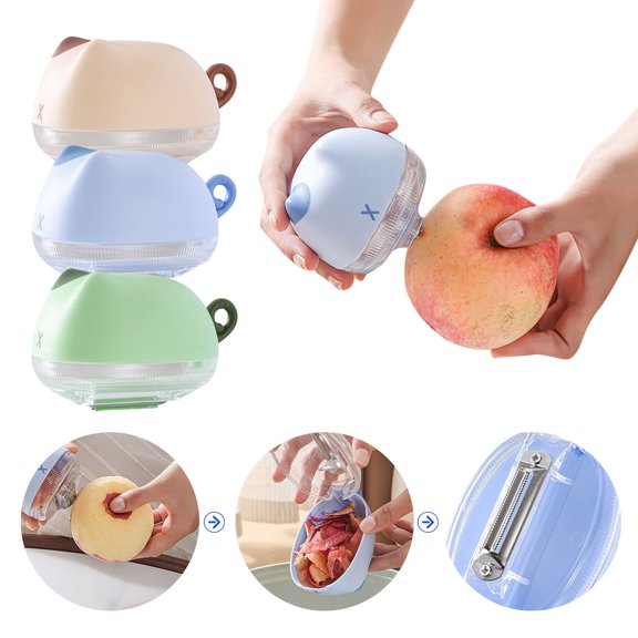 Premium Stainless Steel Vegetable Peeler with Comfortable Ergonomic Handle Multi-Functional Fruit Potato Carrot Skinner Ultra Sharp Kitchen Tool, Blue, High, Quality