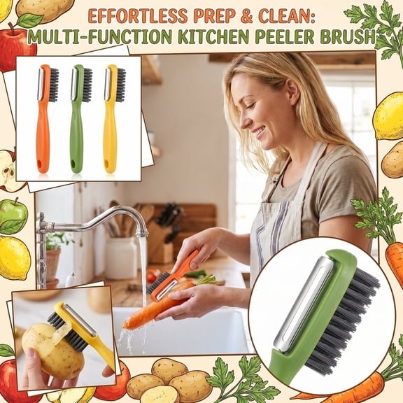 Premium Stainless Steel Vegetable Peeler with Comfortable Ergonomic Handle Multi-Functional Fruit Potato Carrot Skinner Ultra Sharp Kitchen Tool, Green, High, Quality