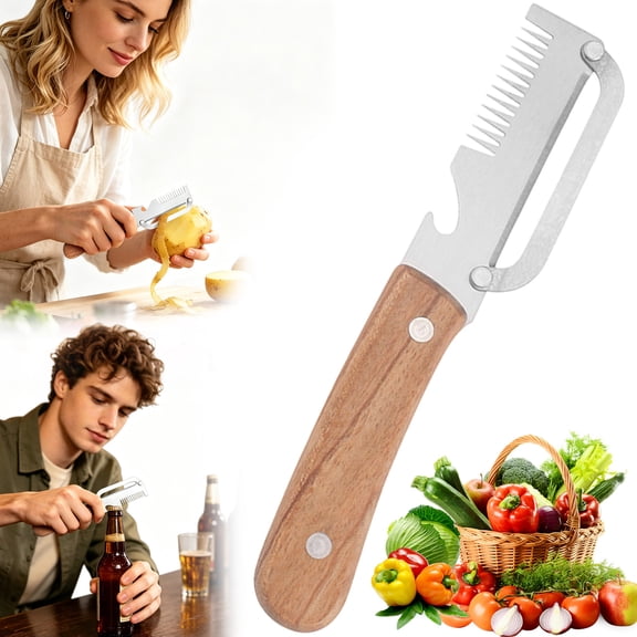 Premium Stainless Steel Vegetable Peeler with Comfortable Ergonomic Handle Multi-Functional Fruit Potato Carrot Skinner Ultra Sharp Kitchen Tool, High, Quality, Reliable