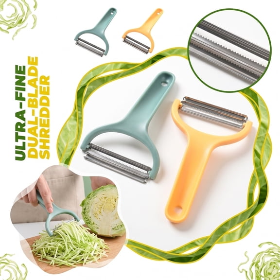 Premium Stainless Steel Vegetable Peeler with Comfortable Ergonomic Handle Multi-Functional Fruit Potato Carrot Skinner Ultra Sharp Kitchen Tool, Yellow, High, Quality