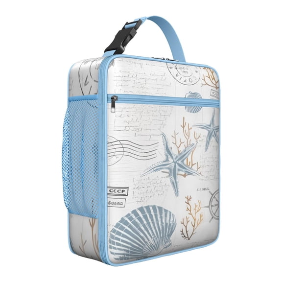 Premium Starfish Lunch Box Better Than Simple Modern – Ocean Life Insulated Bag, Reusable Leakproof for Women Men, Compact with Pockets