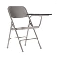 thumbnail image 1 of Flash Furniture Rutherford 4 Pack Premium Steel Folding Chair with Left Handed Tablet Arm, 1 of 12