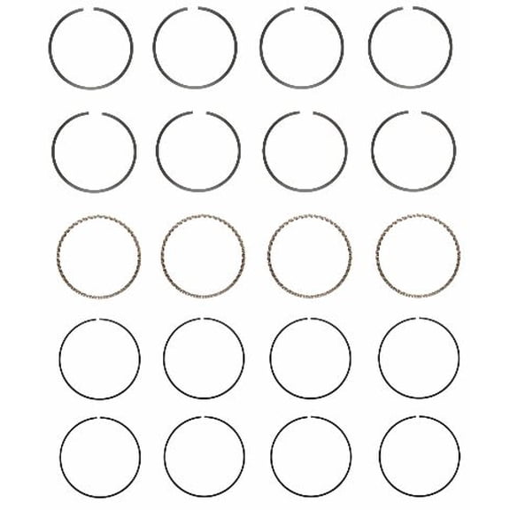Premium Steel Piston Rings Set | Compatible with 98-07 Chrysler Dodge 2.4L DOHC | .75mm (.030 Oversized)