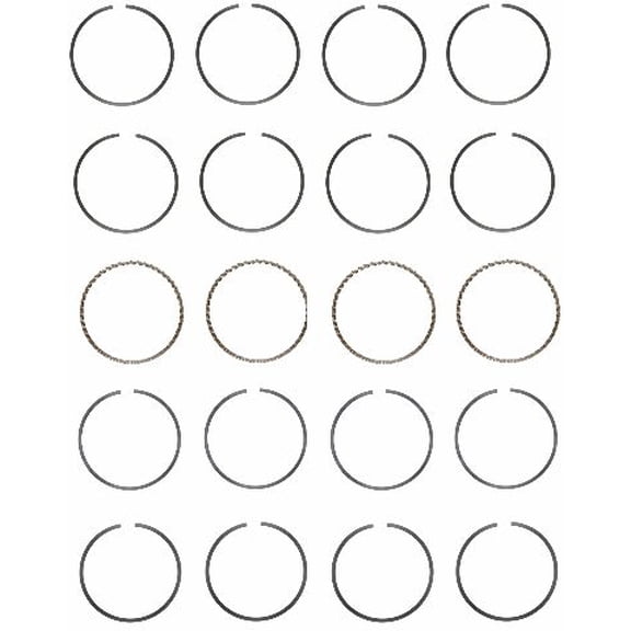 Premium Steel Piston Rings Set | Compatible with 99-06 Subaru 2.5L SOHC| Standard Size
