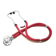 Premium Stethoscopes Sprague Double Tube Adult and Pediatric Stethoscope - Ideal Gift for EMT, Nurse, Doctor, Medical Student, Paramedic and First Responders Includes Accessories BURGUNDY
