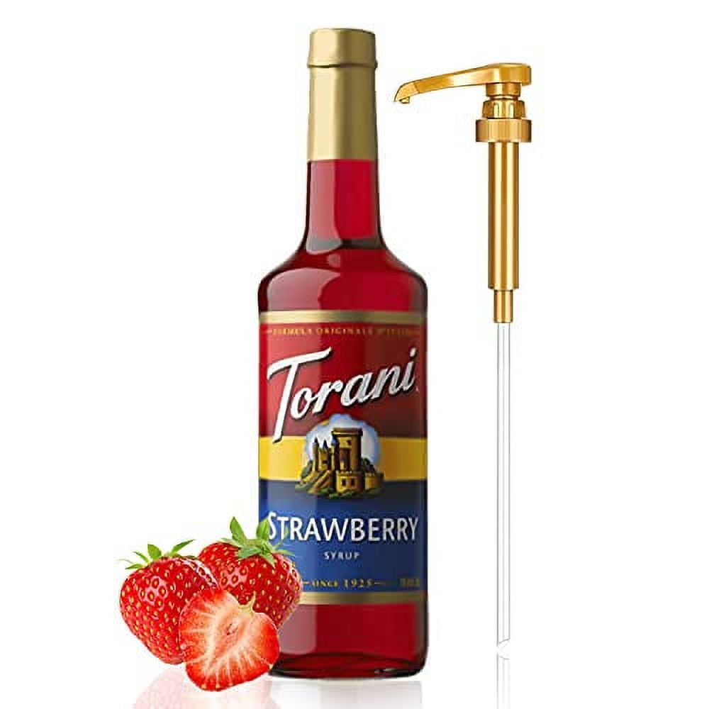 Premium Strawberry 750 ml Coffee Syrup Flavoring With Alpha Pantry Gold