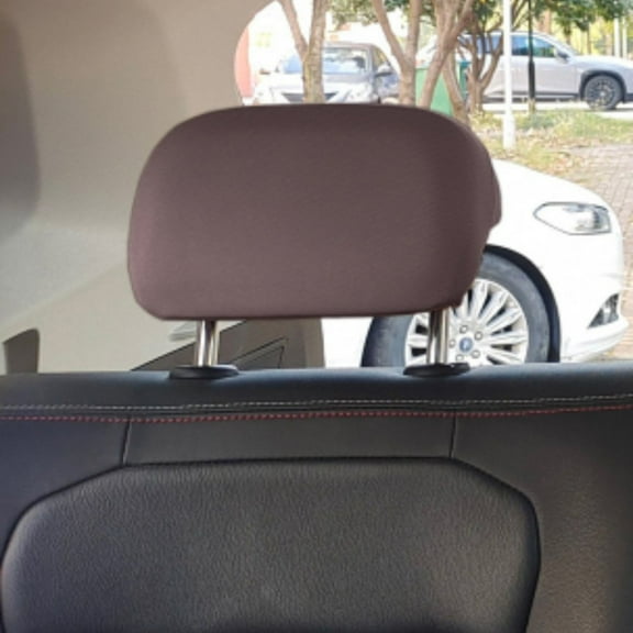 Premium Strech Cloth Rear Seat Headrest Cover For Car Truck SUV Universal Full Coverage Headrest Cover