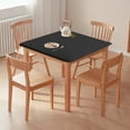 thumbnail image 1 of Premium Stretch Square Tablecloth, Elastic and Protective Table Cover, Easy to Install for Dining Tables, Durable Polyester Fabric, Versatile for Home and Event Use, 1 of 6