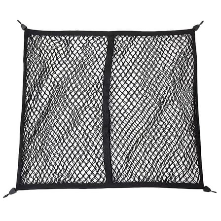 Stretchable Cargo Net with Heavy Duty Hooks â 47.24" Adjustable Truck Bed Organizer for Pickups SUVs â Durable Vehicle Storage Net for Boats Camping and Travel Accessories