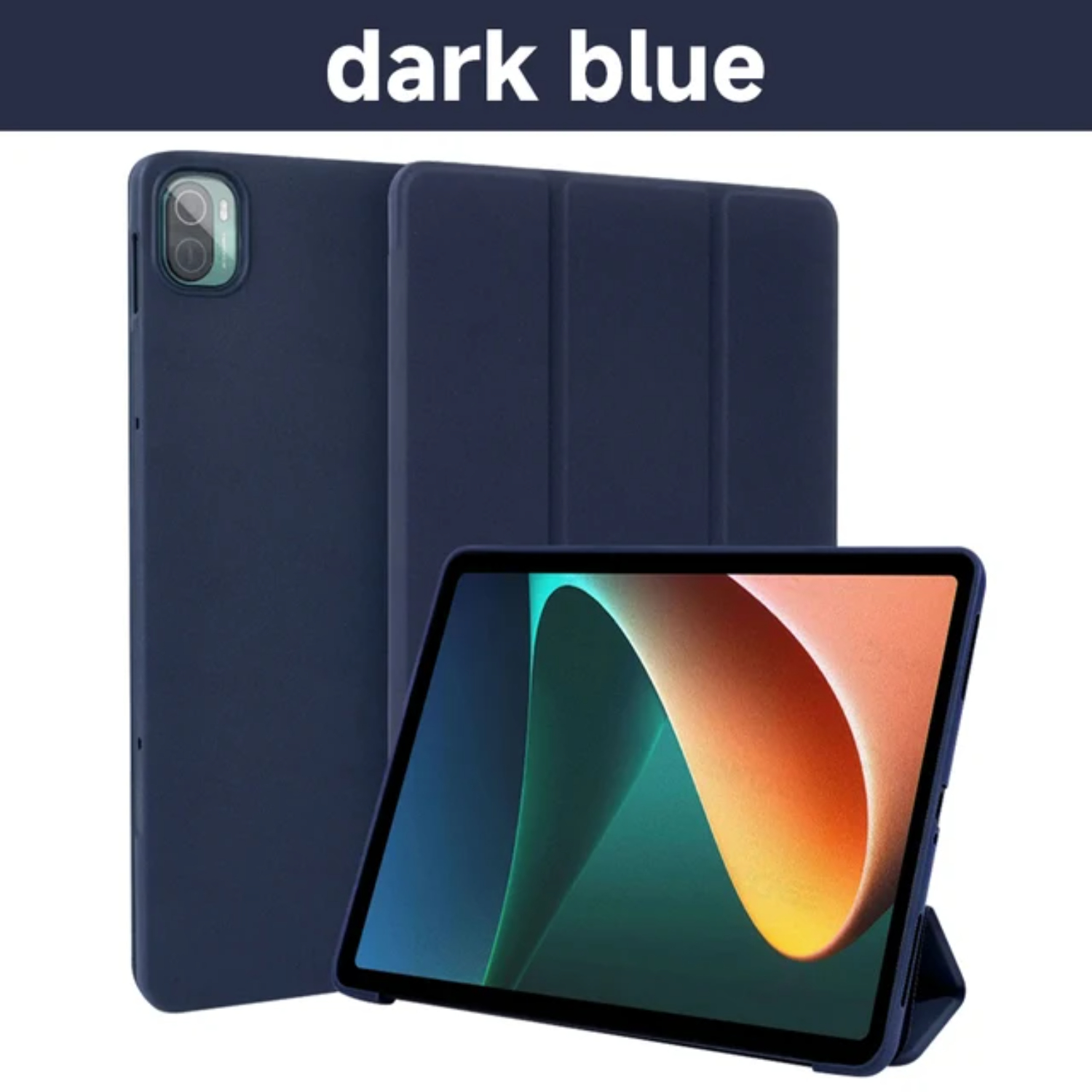 Premium Stylish Three Fold Design Mi Pad 5/6 Pro Tablet Case with