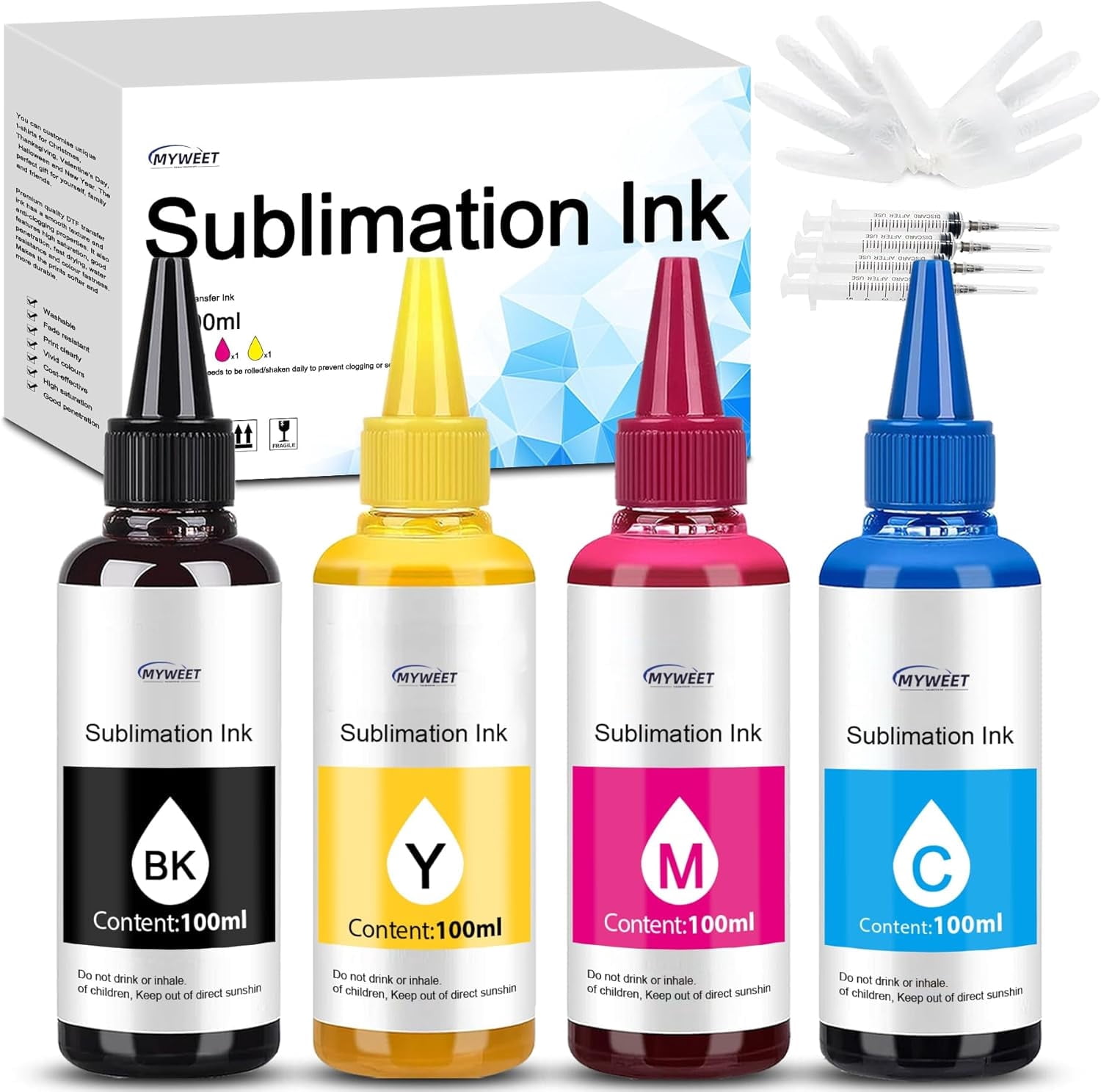 Premium Sublimation Ink for Heat Transfer Film Printing,Refill for ...